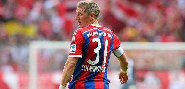 Título do Campeonato Alemão 2014/2015 pode ter sido o último com a camisa do Bayern de Munique para Schweinsteiger