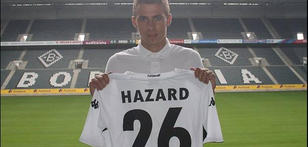 Thorgan Hazard já foi apresentado como novo reforço do Borussia Monchengladbach