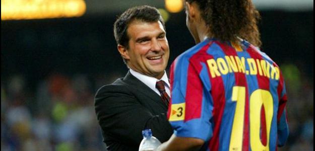 Responsável por assinar com Ronaldinho, Laporta dirigiu o Barcelona 